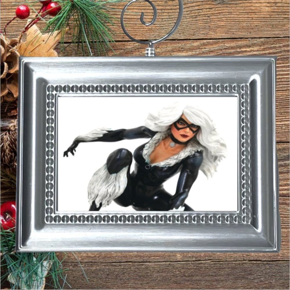 Marvel Black Cat Felicia Hardy Christmas Tree Ornament Spiderman